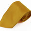 Mens Warm Yellow Striped 10cm Classic Neck Tie