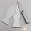 Mens White Self Tie Bow Tie