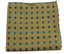 Mens Yellow & Blue Flower Silk Pocket Square