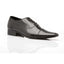 Mens Zasel Hayk Black Leather Lace Up Shoes