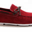 Mens Zasel Port Red Suede Leather Casual Dress Boat Deck Loafers Shoes