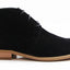 Mens Zasel Sage Boots Black Casual Suede Work Dress Casual Shoes Lace Up