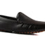 Mens Zasel Summer Leather Shoes Dark Brown Casual Slip On Boat Deck Loafers