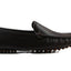 Mens Zasel Summer Leather Shoes Dark Brown Casual Slip On Boat Deck Loafers