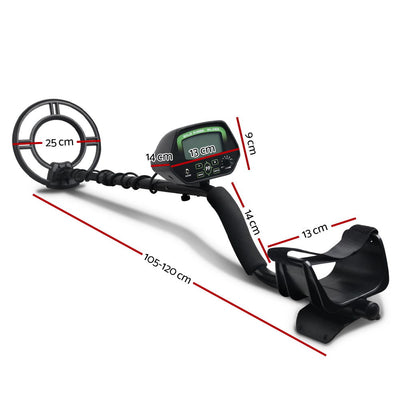 Metal Detector 220MM Deep Sensitive Water Resistant Treasure Hunter Gold Digger