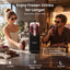 NORDA Slushie Machine 2.2L Frozen Drink Maker Ice Cream Maker Foldable Control Panel Black