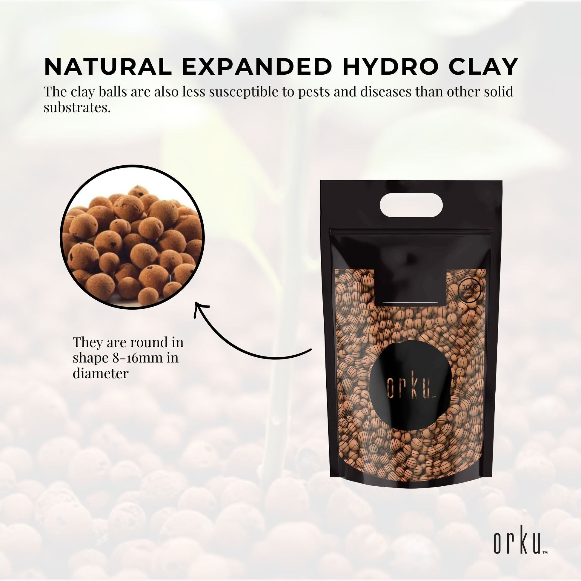 Natural Hydro Clay Balls - Premium Hydroponic Expanded Plant Growing Medium Bulk