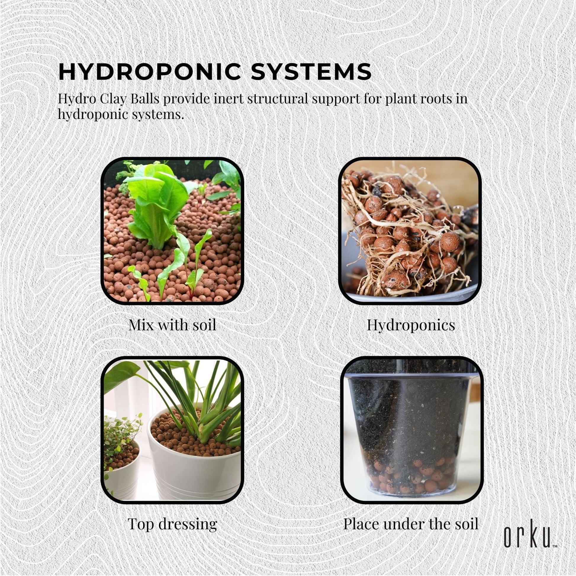 Natural Hydro Clay Balls - Premium Hydroponic Expanded Plant Growing Medium Bulk