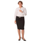 New Ladies Womens Wool Stretch Mid Length Lined Pencil Work Casual Dress Skirt
