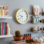 Newgate Number Three Echo Clock Silicone Yellow