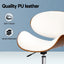 Artiss Wooden Office Chair Leather Seat White