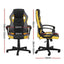 Artiss Gaming Office Chair Computer Executive Racing Chairs High Back Yellow