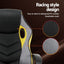 Artiss Gaming Office Chair Computer Executive Racing Chairs High Back Yellow