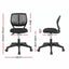Artiss Ergonomic Office Chair Armless Study Chair Height Adjustable for Girls Boys Teens Black