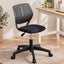 Artiss Ergonomic Office Chair Armless Study Chair Height Adjustable for Girls Boys Teens Black