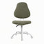 Artiss Armless Office Chair Ergonomic Soft Fleece Height Adjustable Vanity Desk Chair Green