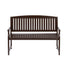 Gardeon Outdoor Garden Bench Wooden 2 Seater Lounge Chair Patio Furniture Brown