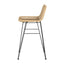 Gardeon 2x Outdoor Bar Stools Rattan Nature