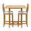 Gardeon 5-Piece Outdoor Bar Set Acacia Wood Bistro Patio Table Stools