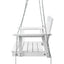 Gardeon Porch Swing Chair with Chain Garden Chair Outdoor Furniture Wooden White