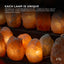 Orku 2-3 Kg Himalayan Pink Salt Lamp - Natural Rock Shaped Night Light