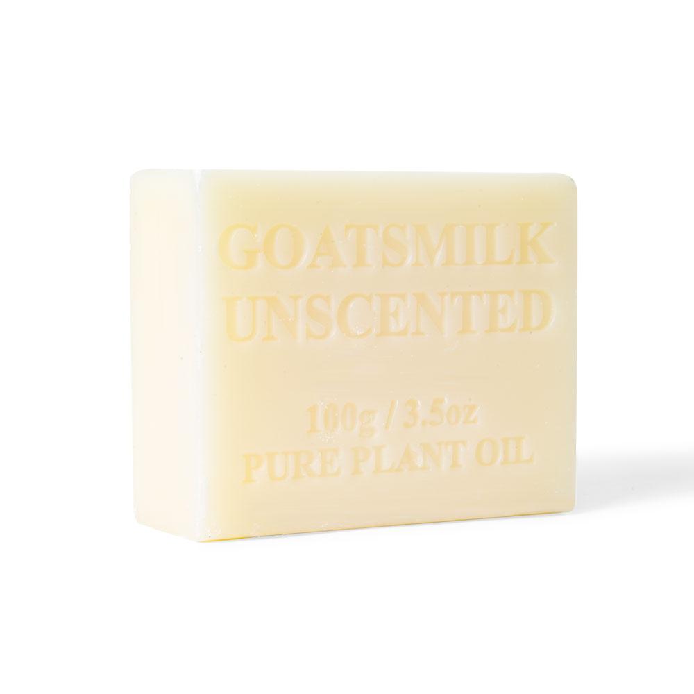 Orku 10 x 100g Unscented Goat Milk Soap Bars Australian Made