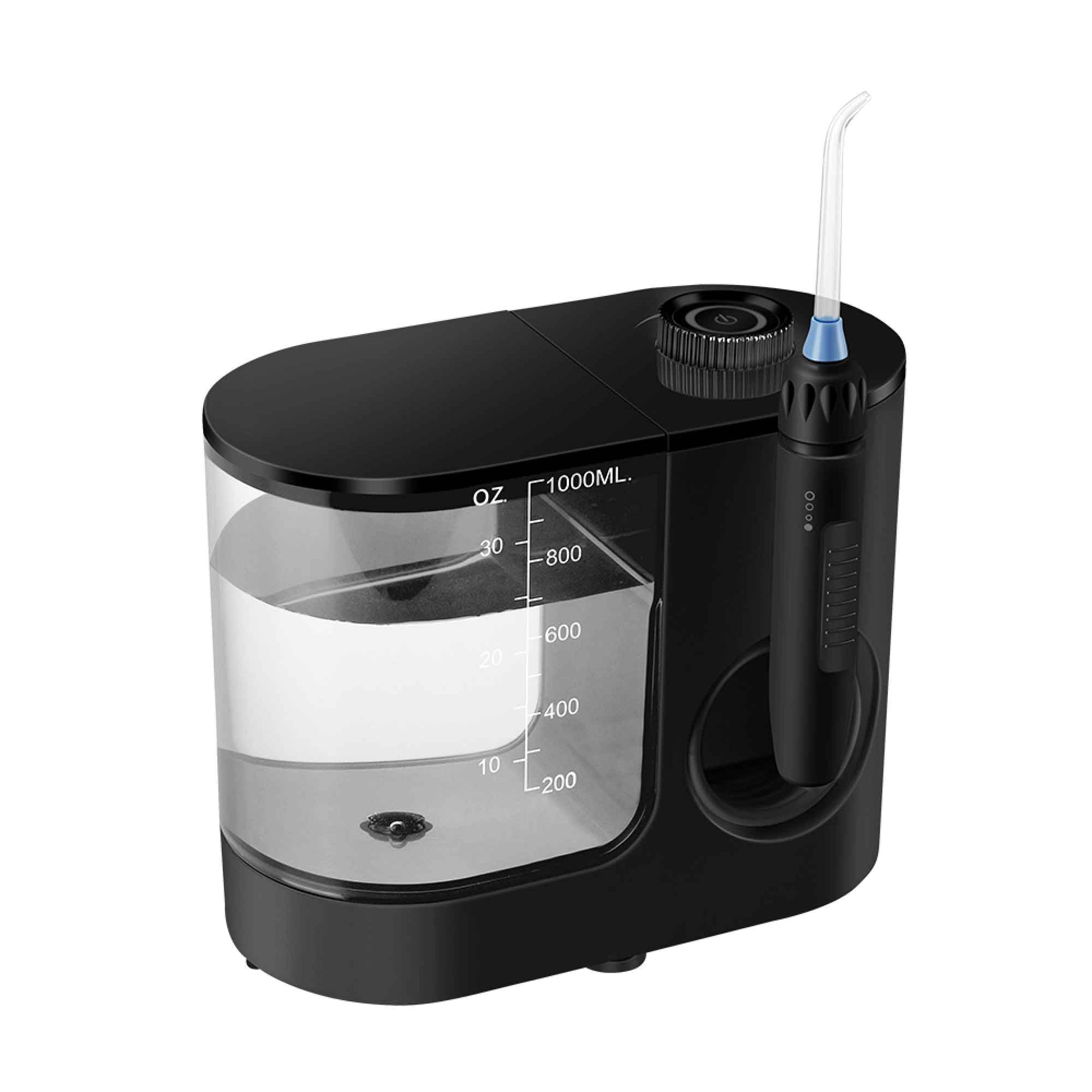 Orku 1000ml Water Flosser Electric Oral Irrigator - Adjustable Pressure Black