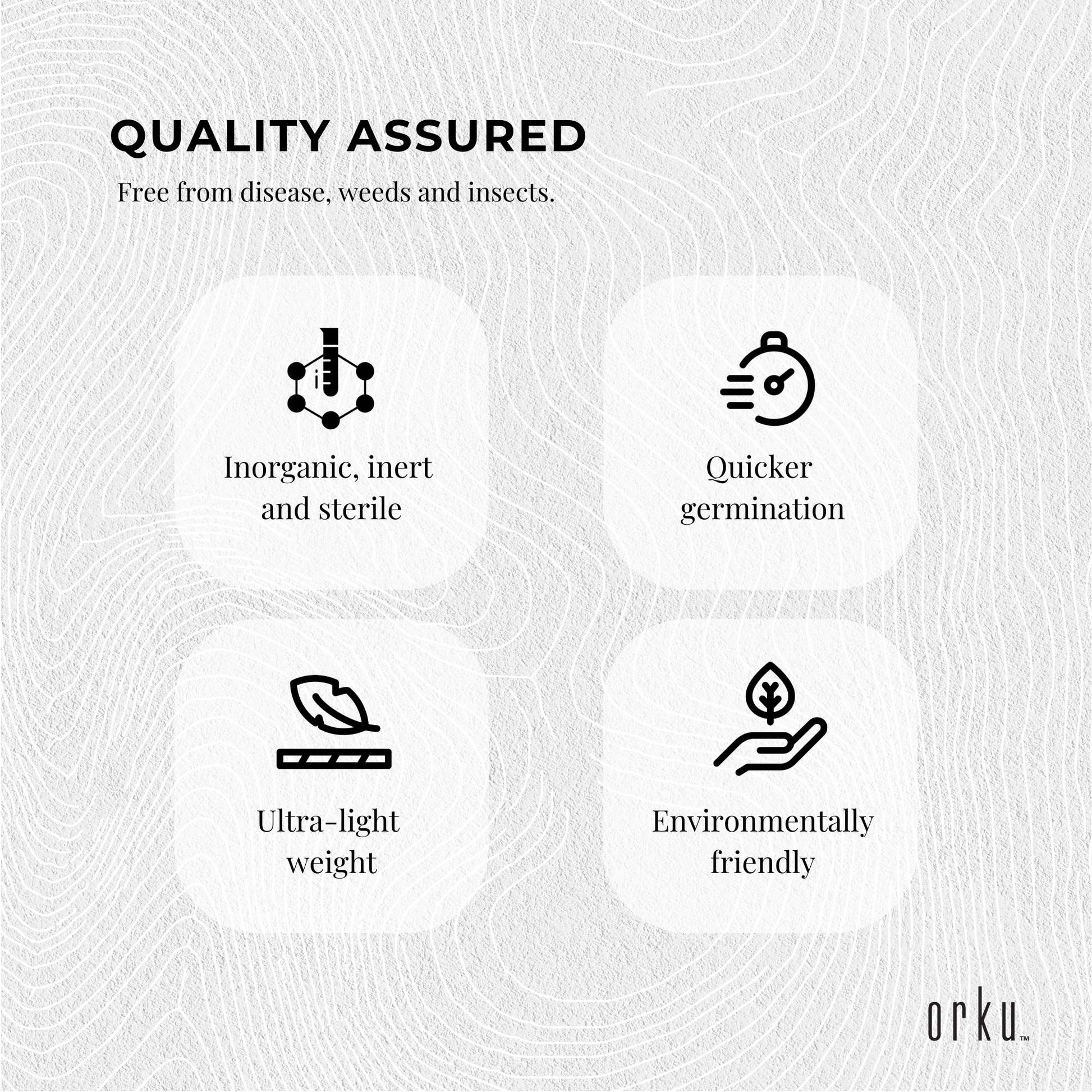 Orku 100L Coarse Perlite Soil Additive - Drainage Aeration Growing Medium Bulk