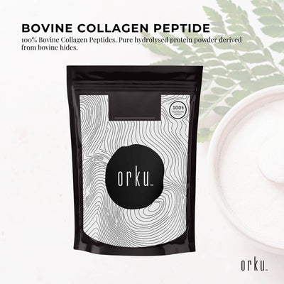 Orku 100g Bovine Collagen Peptides Powder Hydrolysed Protein Unflavoured