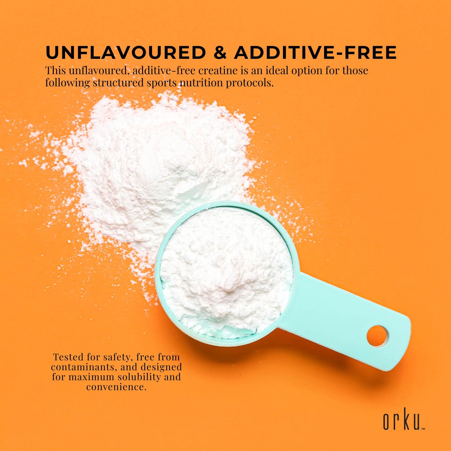 Orku 100g Creatine Monohydrate Powder 200 Mesh Micronised 99.9% Pure