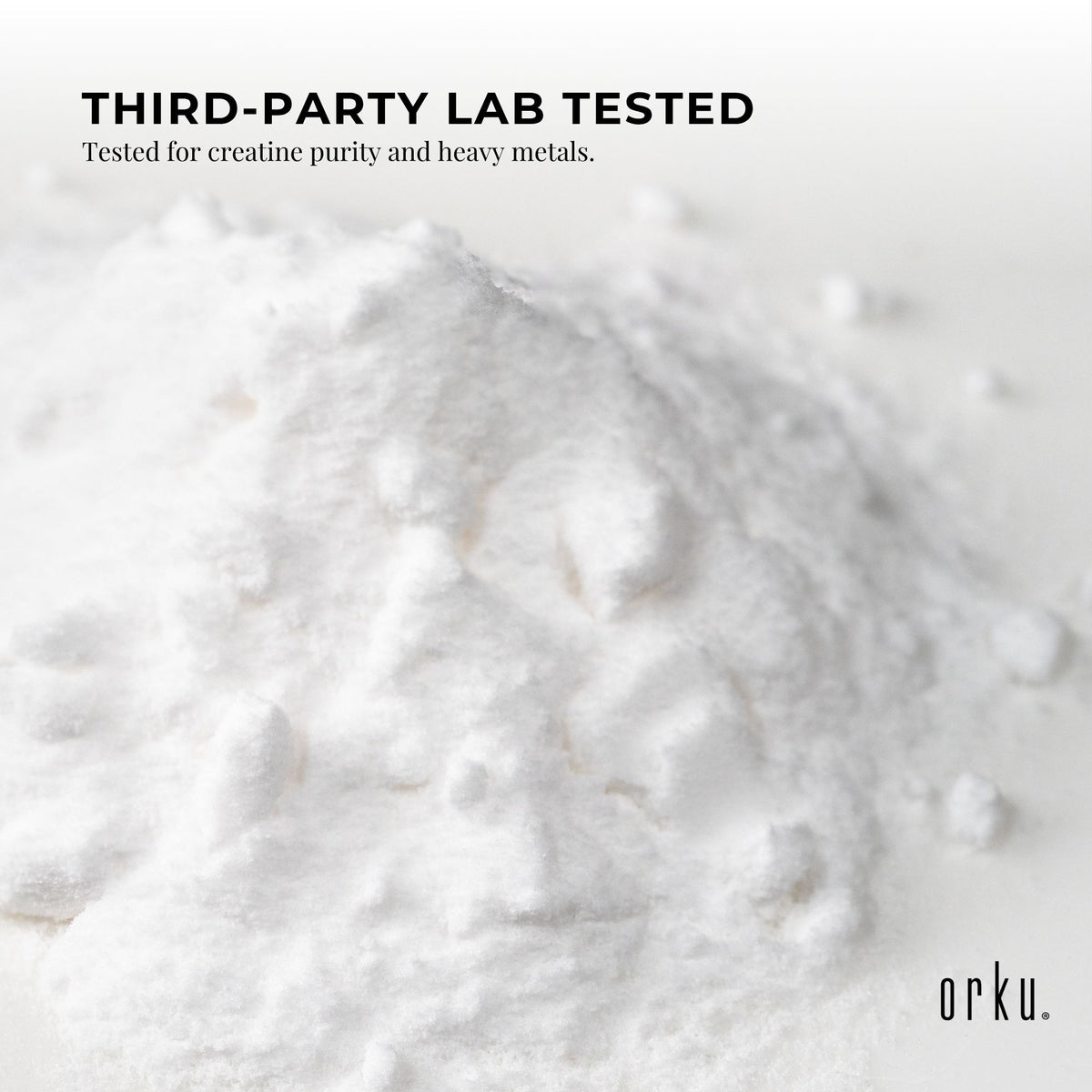 Orku 400g Creatine Monohydrate Powder 200 Mesh Micronised 99.9% Pure