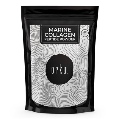 Orku 100g Marine Collagen Peptide Powder - Pure Type I Hydrolysed Protein
