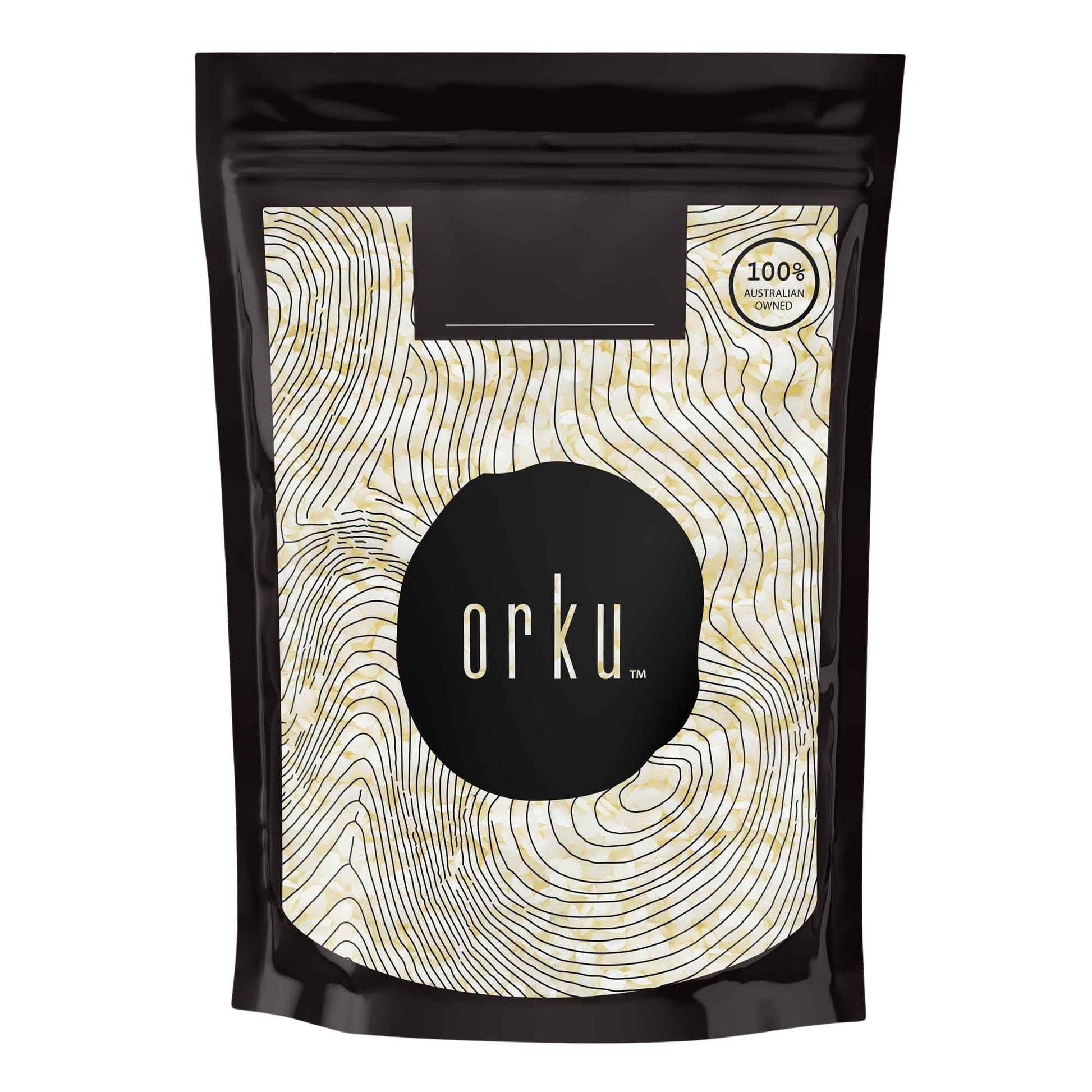 Orku 100g Pure Beeswax Pellets White BP Grade Refined Bead - Candle Cosmetic DIY