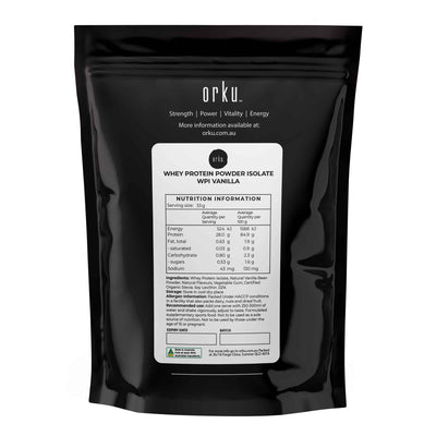 Orku 100g Whey Protein Isolate WPI Vanilla Powder