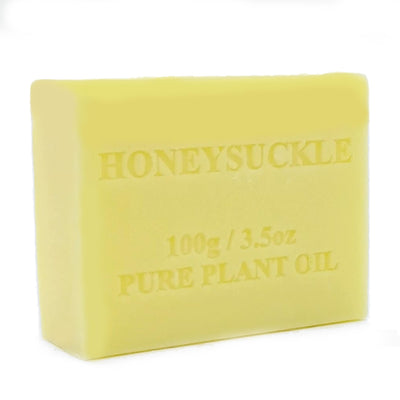 Orku 100x 100g Plant Oil Soap Honeysuckle Vegetable Bar Base Australian