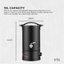 Orku 10L Electric Candle Wax Heater Melter With Tap for Candle Making Black
