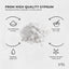 Orku 1Kg Fine Calcium Sulphate Gypsum Powder Tub - Dihydrate Food Grade FCC E516