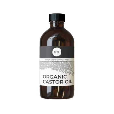 Orku 1L Organic Castor Oil - Hexane Free Cold Pressed