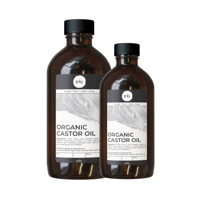 Orku 1.5L Organic Castor Oil - Hexane Free Cold Pressed