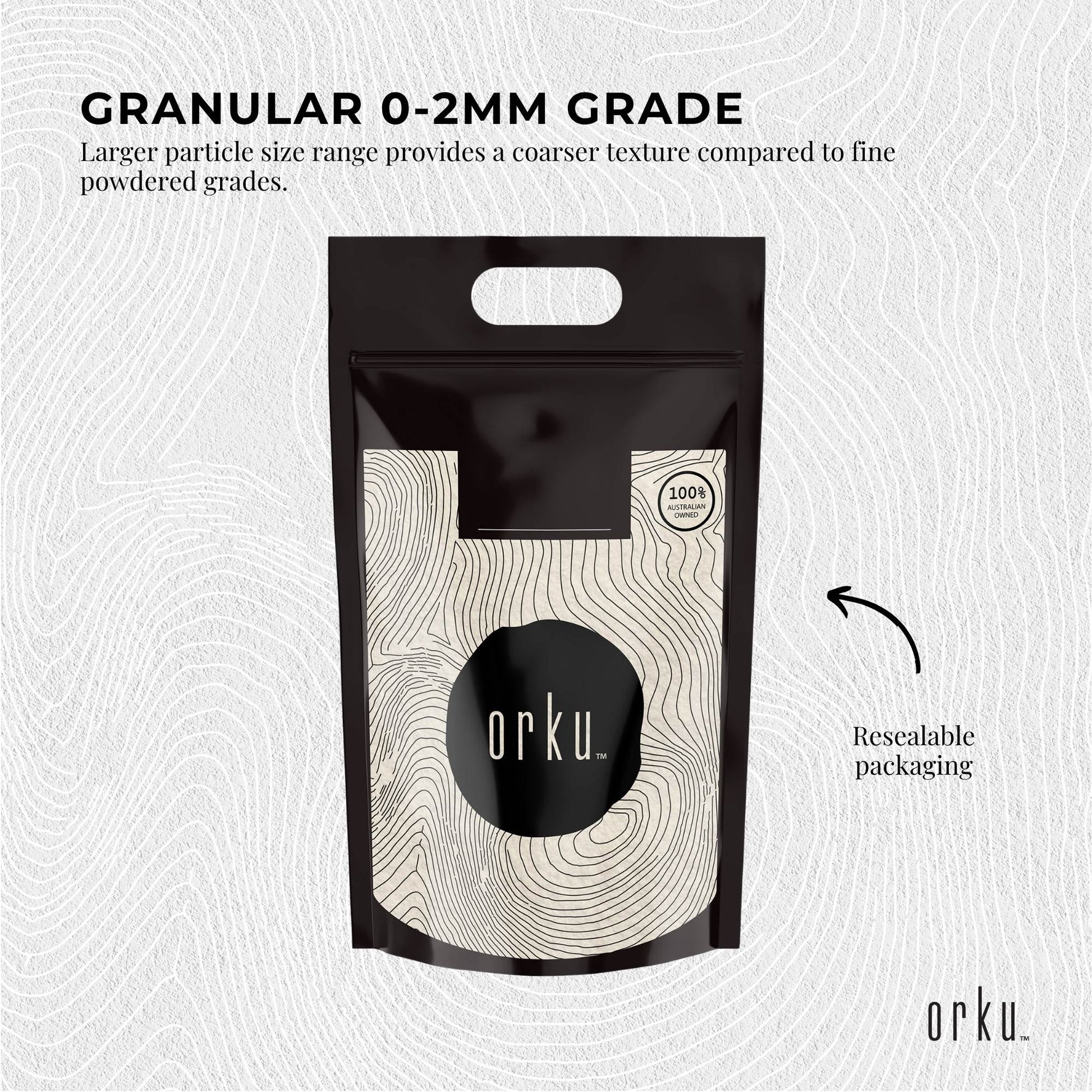 Orku 20Kg Diatomaceous Earth Garden 0-2mm Australian Fossil Shell Flour