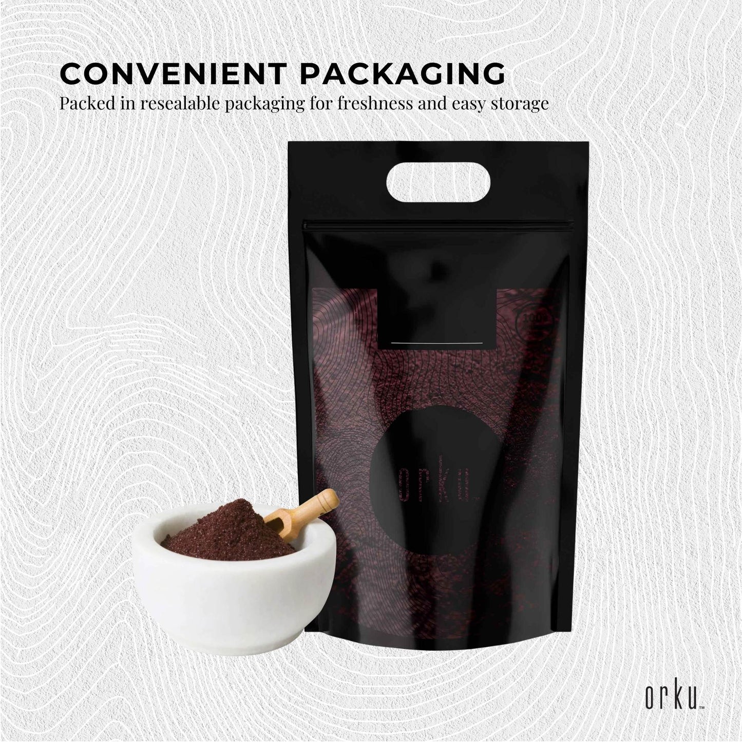 Orku 20Kg Organic Acai Powder Brazilian Berry Smoothie Bowl Ingredient