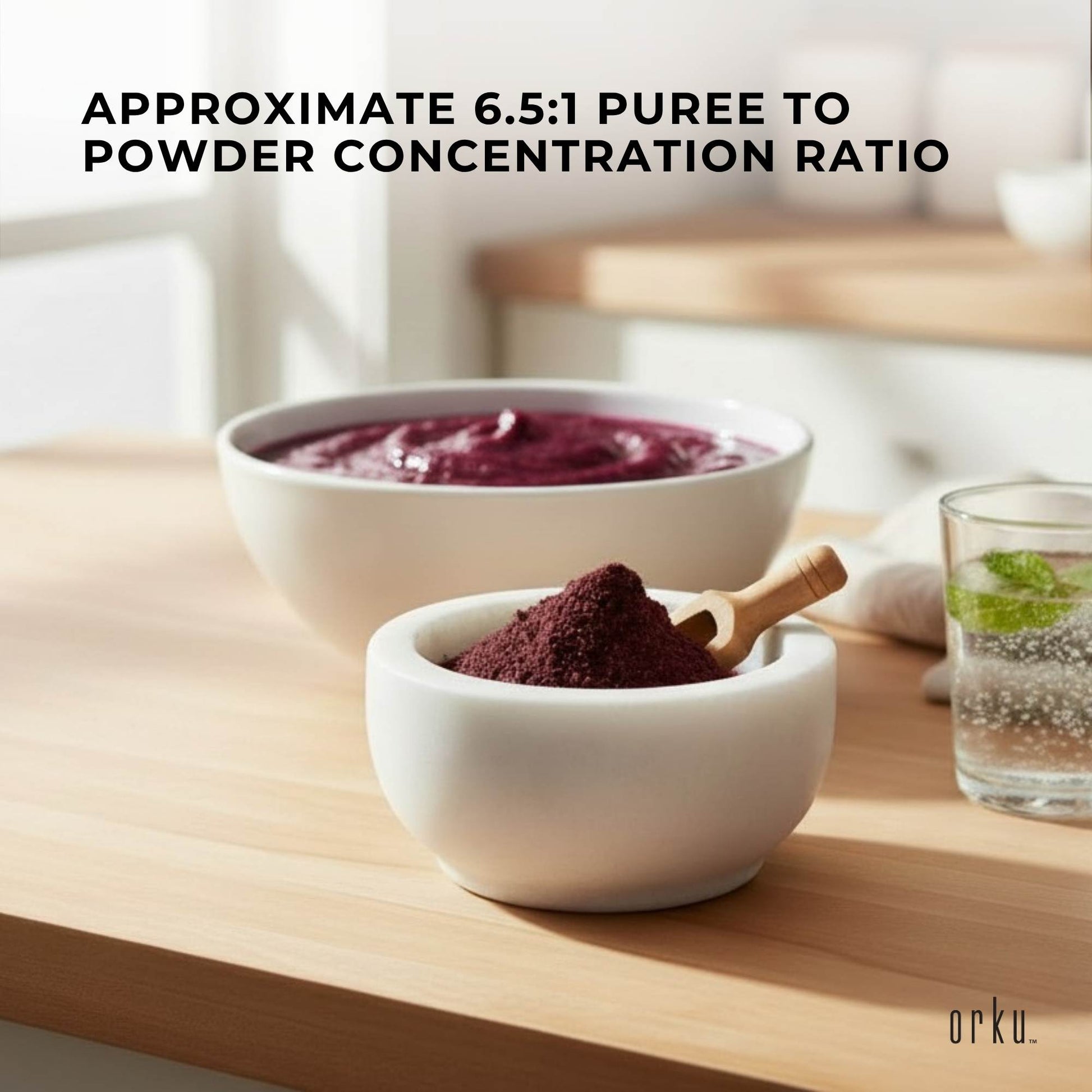 Orku 20Kg Organic Acai Powder Brazilian Berry Smoothie Bowl Ingredient