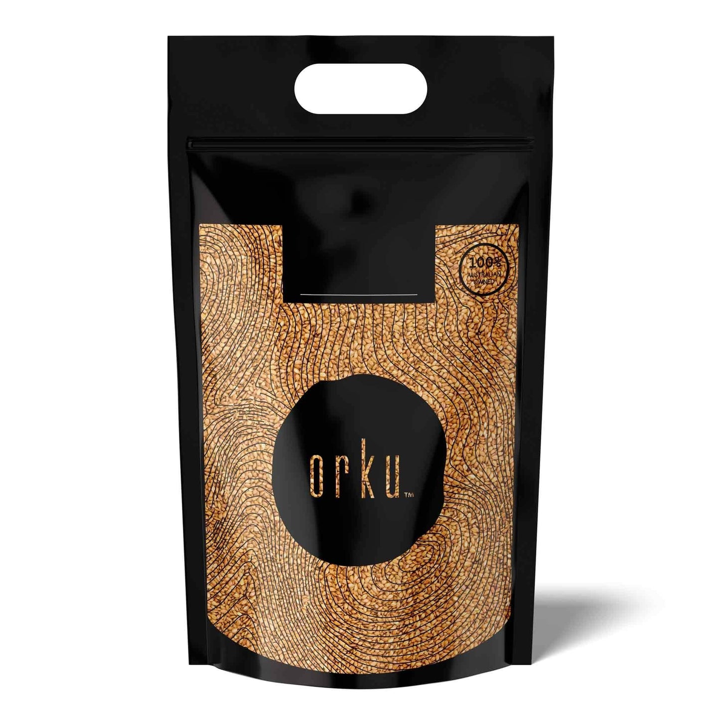 Orku 20Kg Organic Golden Linseed Flaxseed Whole Grain Non GMO Bulk