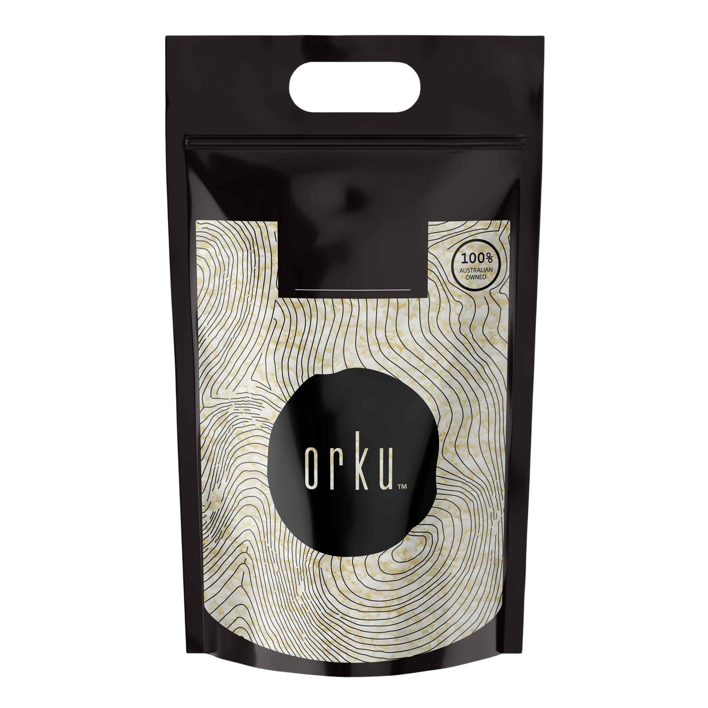 Orku 20Kg Pure Beeswax Pellets White BP Grade Refined Bead - Candle Cosmetic Bulk