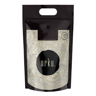 Orku 20Kg Pure Beeswax Pellets White BP Grade Refined Bead - Candle Cosmetic Bulk