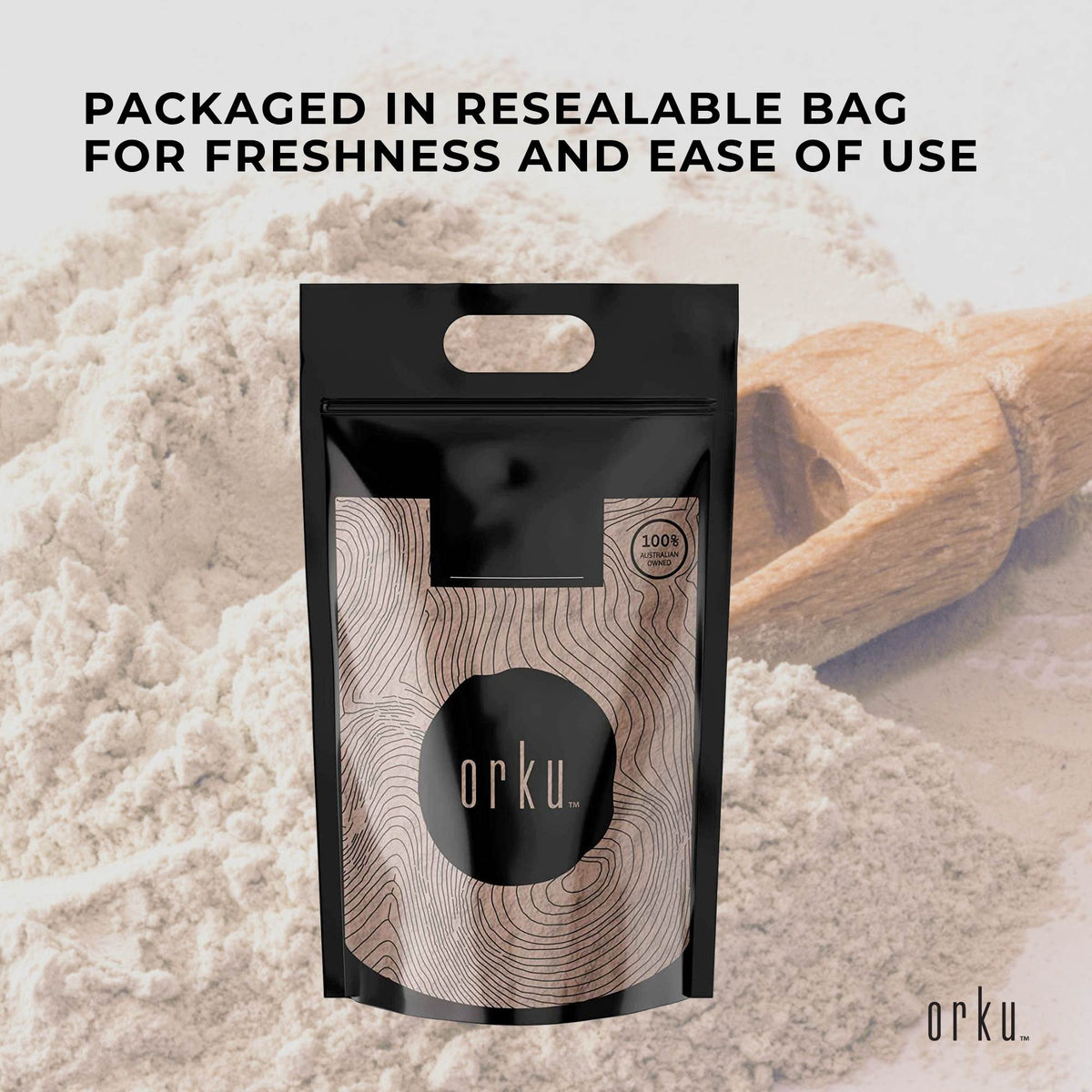 Orku 20Kg Ultrafine Micronised Zeolite Powder - Natural Clinoptilolite Mineral
