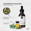 Orku 25ml Castor Oil with Dropper Cold Pressed Virgin Hexane Free