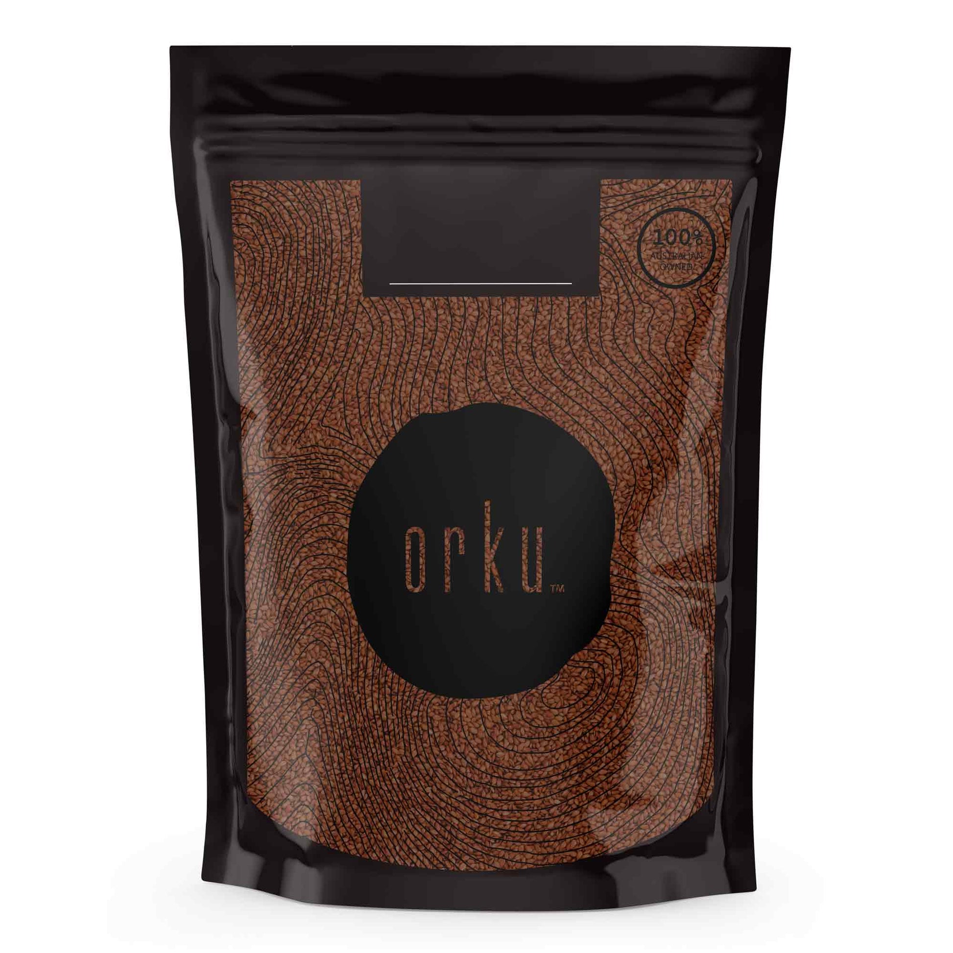 Orku 2Kg Organic Brown Linseed Flaxseed Whole Grain Non GMO