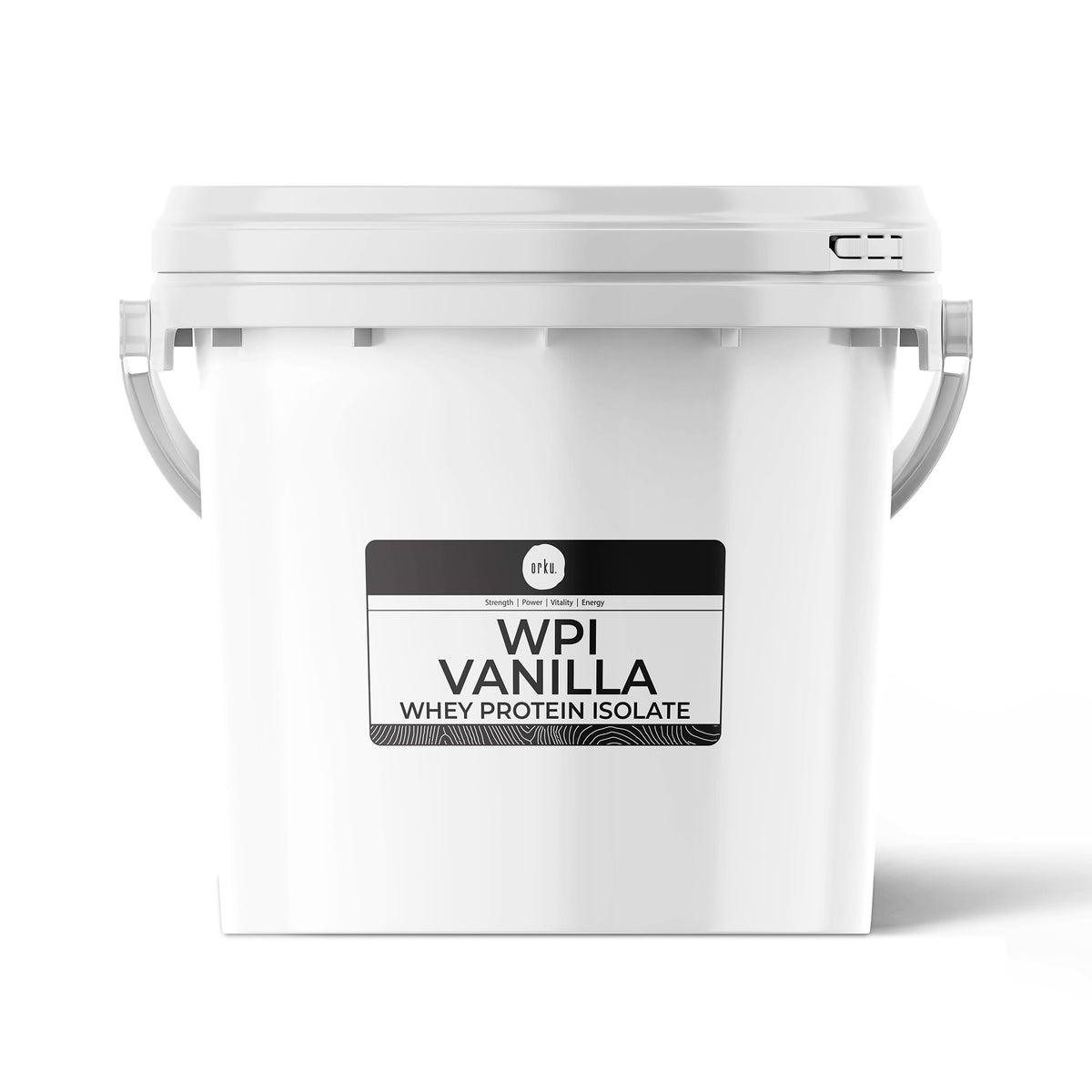 Orku Whey Protein Isolate WPI Vanilla Powder Buckets