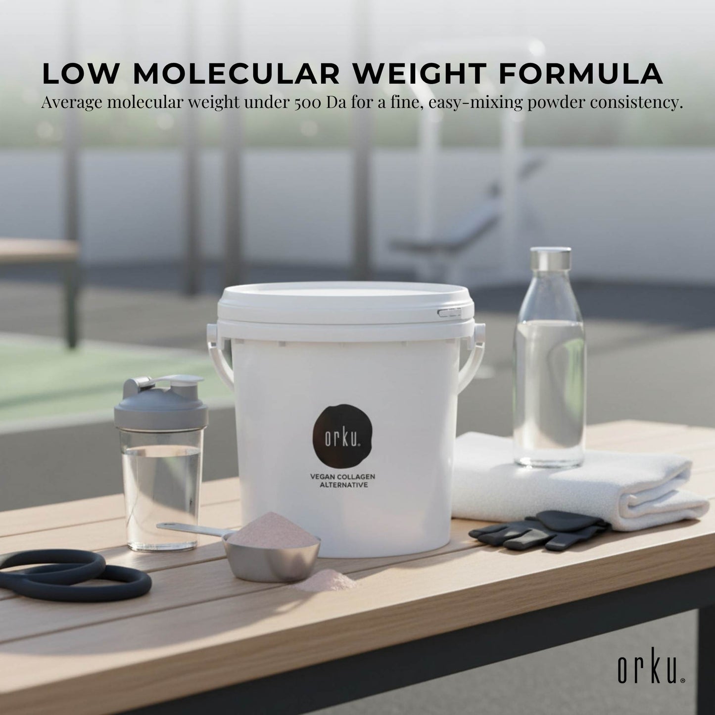 Orku 2.5Kg Vegan Collagen Plant Based Alternative Powder Hydrolysed Protein